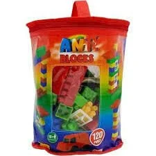 Oyuncak Ant 180 Parça Çantalı Blocks